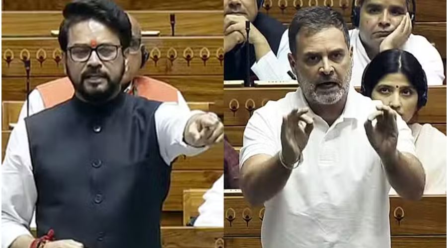 कांग्रेस ने सिखों के गले काटे- संसद में राहुल गांधी पर भाजपा सांसद अनुराग ठाकुर का पलटवार