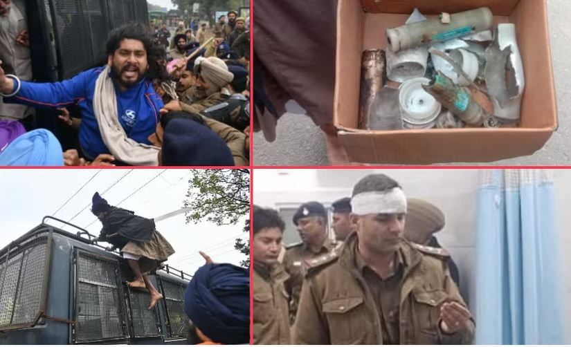 चंडीगढ़: काैमी इंसाफ मोर्चा-पुलिस की भिड़ंत, पहले लाठियां फिर चलीं तलवारें