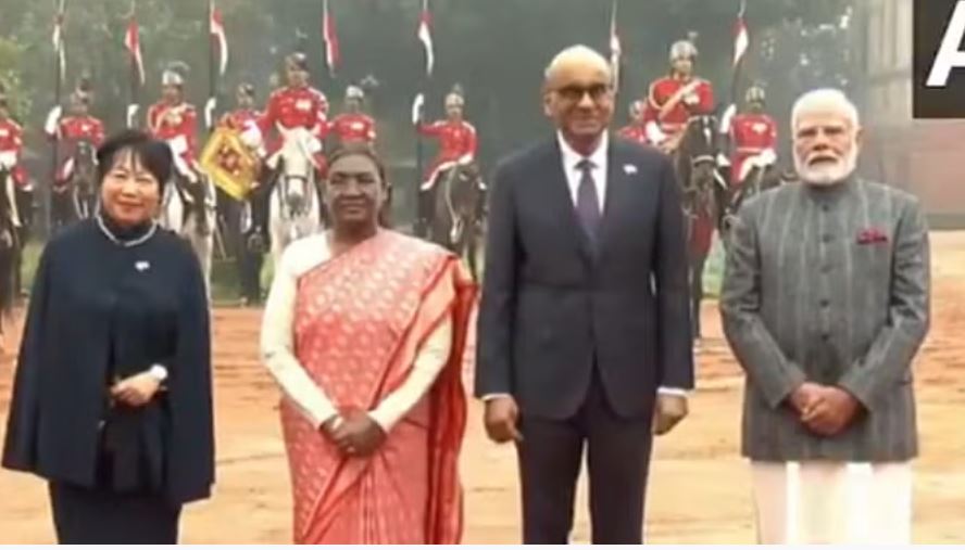 सिंगापुर के राष्ट्रपति ने मुर्मू और पीएम मोदी से की मुलाकात