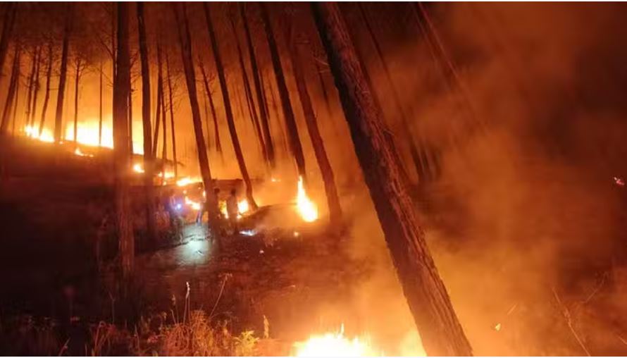 लॉस एंजिल्स के जंगलों में लगी भीषण आग ने मचाई तबाही, 30 हजार लोगों को सुरक्षित निकालने की तैयारी