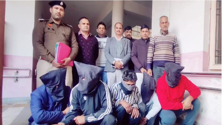 छह साल में 66 वारदातें: रोहतक में चोर गिरोह के पांच आरोपी गिरफ्तार