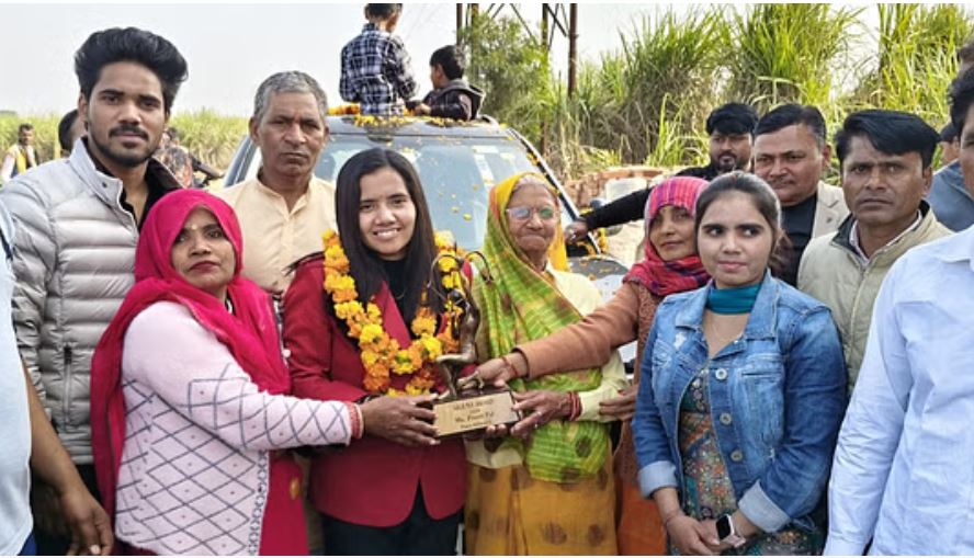 मुजफ्फरनगर: हाशमपुर गांव में चमका प्रीति के हौसले का अर्जुन पुरस्कार
