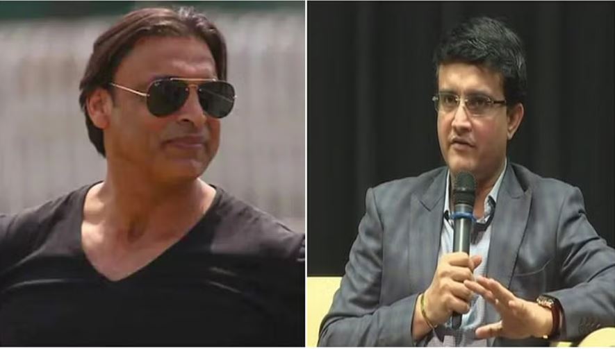भारत-पाकिस्तान मैच पर सौरव गांगुली ने कही बड़ी बात, शोएब अख्तर ने दिया जवाब