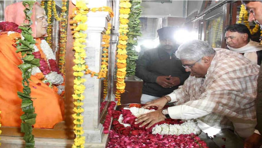बाबा खेतानाथ महाराज की 34वीं पुण्यतिथि, आश्रम पहुंचे केंद्रीय मंत्री भूपेंद्र यादव