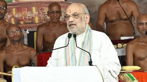 डोंगरगढ़ पहुंचे शाह, प्रथम समाधि स्मृति महोत्सव में हुए शामिल