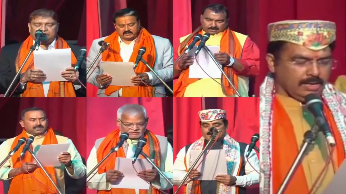 नीतीश कैबिनेट का हुआ विस्तार, बीजेपी के ये 7 विधायक बने मंत्री