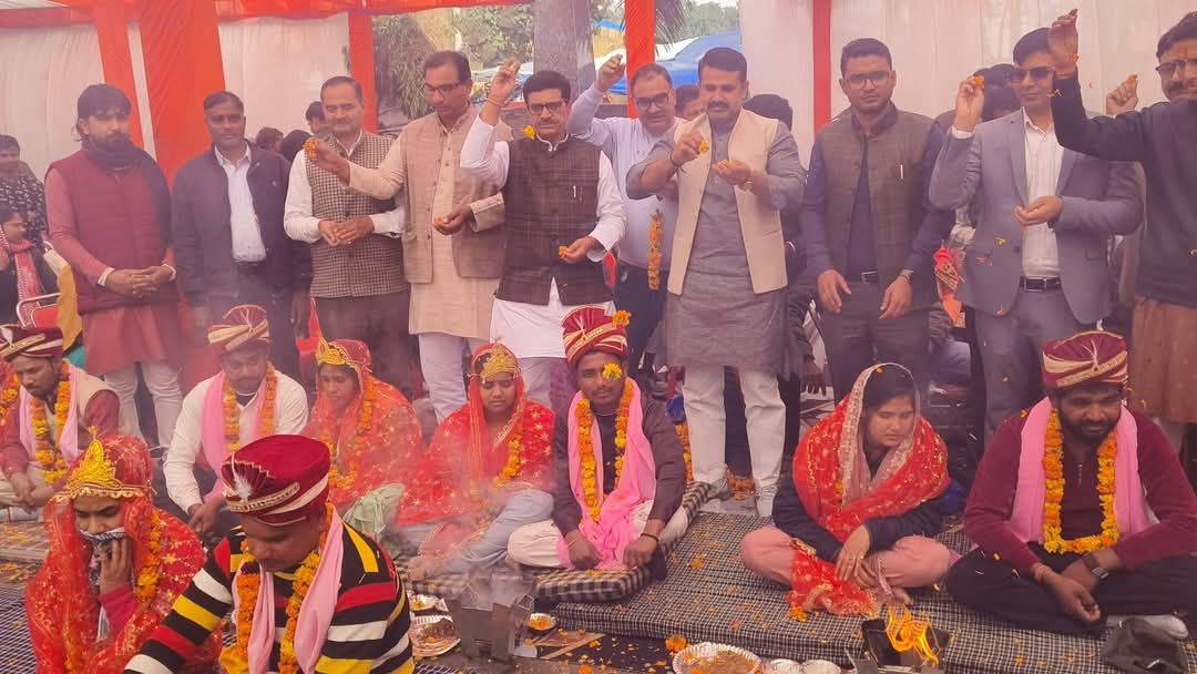 83 जोड़े परिणय सूत्र में बंधे