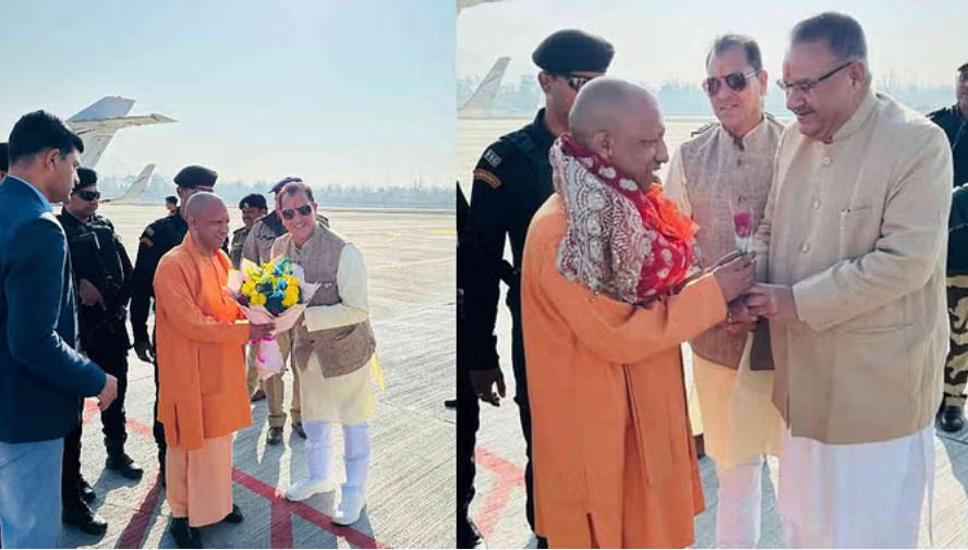 उत्तराखंड: तीन दिवसीय दौरे पर पहुंचे योगी, पैतृक गांव रवाना