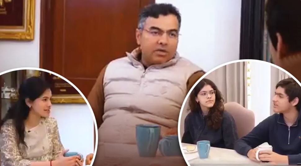 पापा आप दिल्ली के लिए क्या करोगे… जब बच्चों ने पूछे प्रवेश वर्मा से सवाल