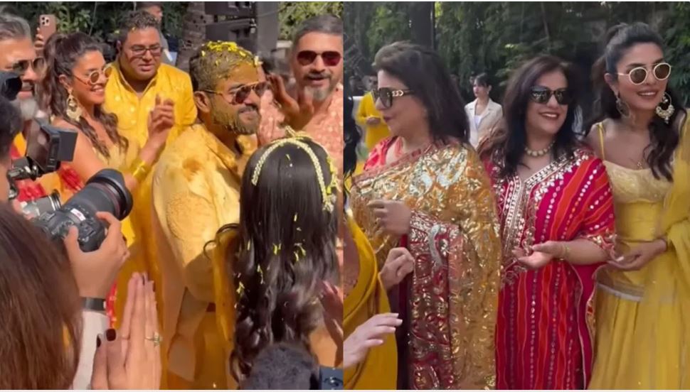 प्रियंका चोपड़ा के भाई की हल्दी सेरेमनी, शाहरुख के गाने पर जमकर नाचीं देसी गर्ल
