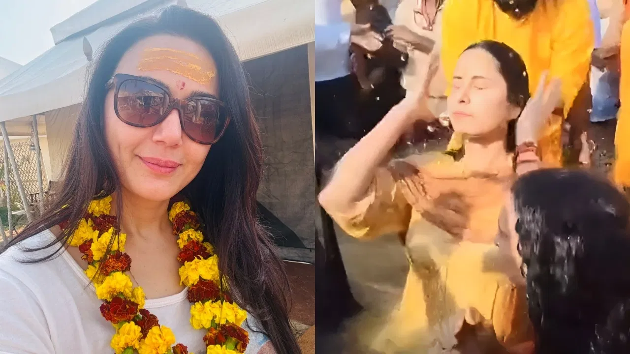 कटरीना कैफ ने संगम में लगाई डुबकी, प्रीति जिंटा भी पहुंचीं महाकुंभ