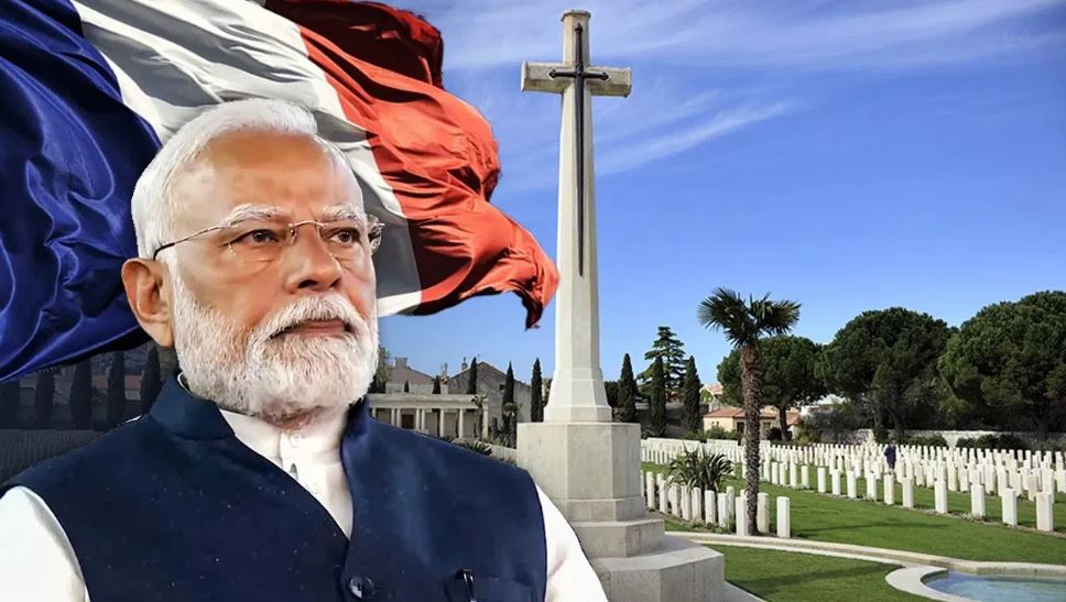 कल पीएम मोदी फ्रांस के मार्सिले में भारतीय शहीदों को देंगे श्रद्धांजलि