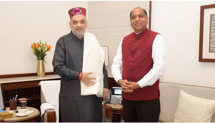 हिमाचल: अध्यक्ष पर फैसले से पहले अमित शाह से मिले जयराम, सुधीर और आशीष