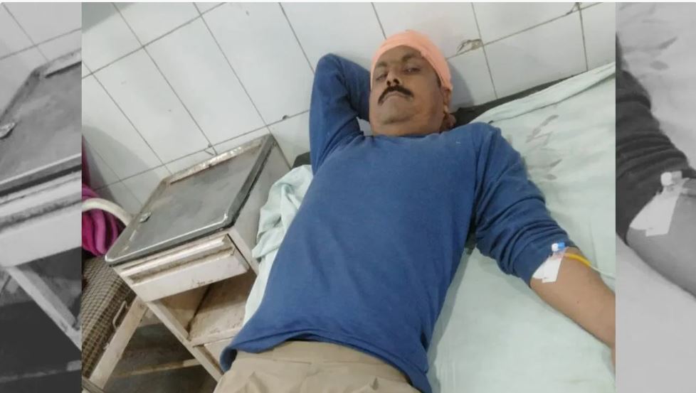 सुसाइड कर रहा था युवक, बचाने पहुंची पुलिस पर फेंकी ईंट; एएसआई का सिर फटा