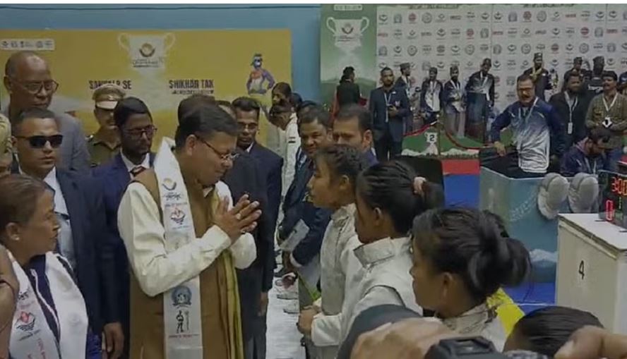 राष्ट्रीय खेल: गृहमंत्री के आने से पहले सीएम ने किया निरीक्षण, तैयारियों का लिया जायजा