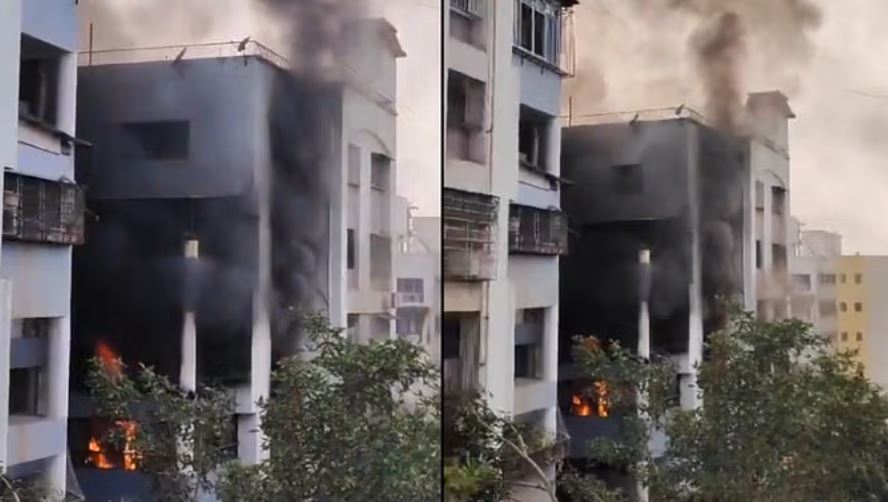पुणे की एनआईबीएम रोड पर आवासीय इमारत में लगी आग, एक महिला की मौत और एक घायल