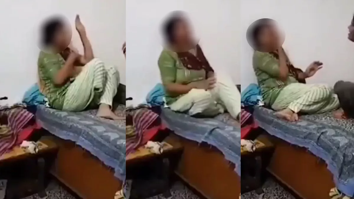घर कब्जाने के लिए बेटी ने मां की जमकर की पिटाई, जांघ पर काटा