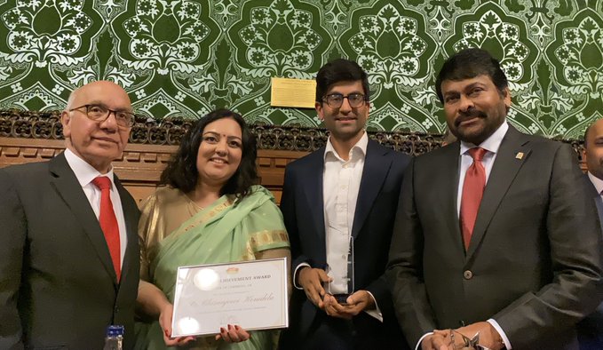 चिरंजीवी को ब्रिटिश सरकार से मिला ‘लाइफटाइम अचीवमेंट अवार्ड’