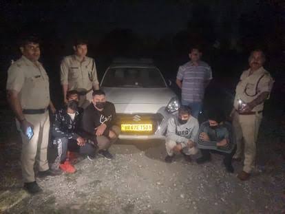 देहरादून में बड़ी वारदात के लिए ऊबर कैब लूटने वाले हरियाणा के चार बदमाश गिरफ्तार