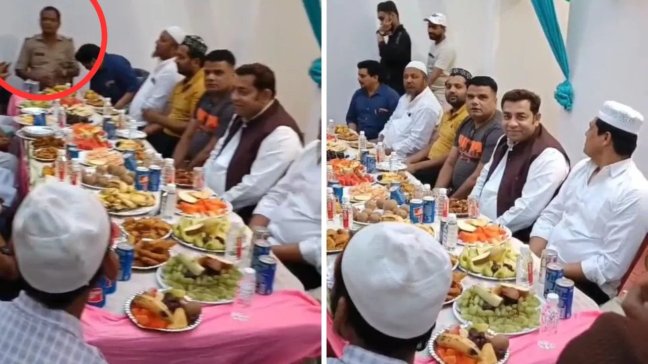 मेरठ में दारोगा को इफ्तार पार्टी करना पड़ा भारी,वीडियो वायरल होते ही...