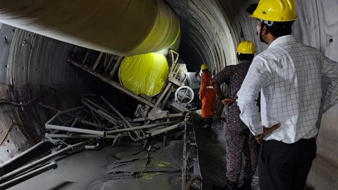 तेलंगाना टनल हादसे में 8 में से 4 का ही चला पता, मंत्री बोले- बचने के चांस बहुत कम