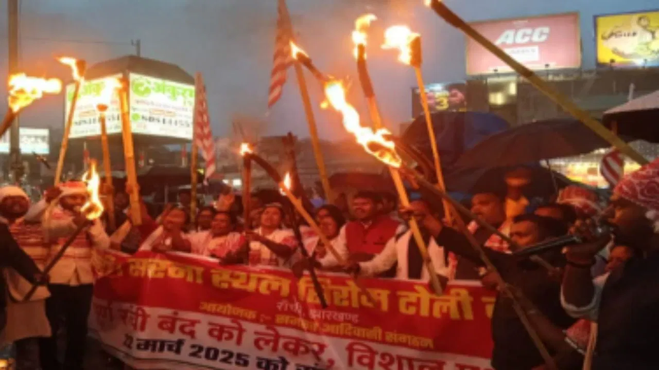 आदिवासी संगठनों का आज रांची में बंद, चप्पे-चप्पे पर पुलिस का कड़ा पहरा