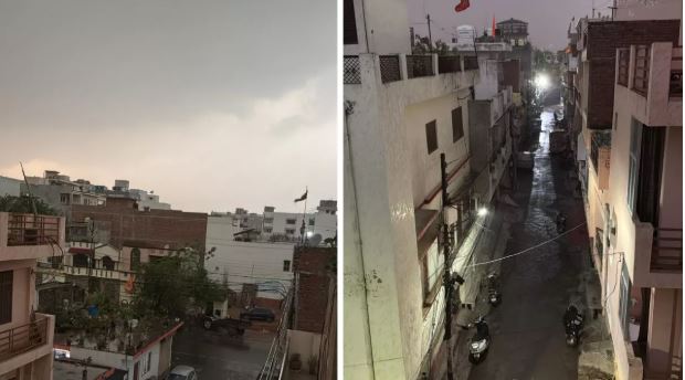 कानपुर-लखनऊ में मौसम ने ली करवट, सुबह-सुबह गरज-चमक के साथ बारिश