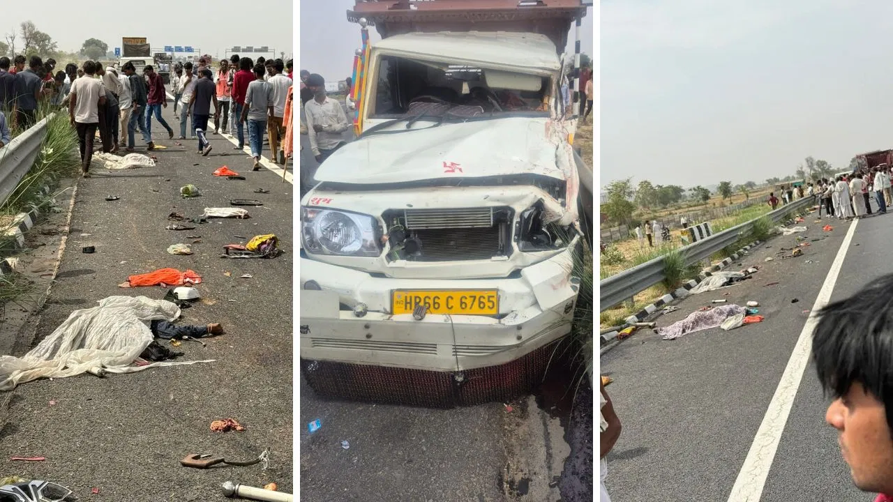 नूंह: एक्सप्रेसवे पर सफाई कर रहे 10 लोगों को तेज रफ्तार गाड़ी ने कुचला, 6 की मौत