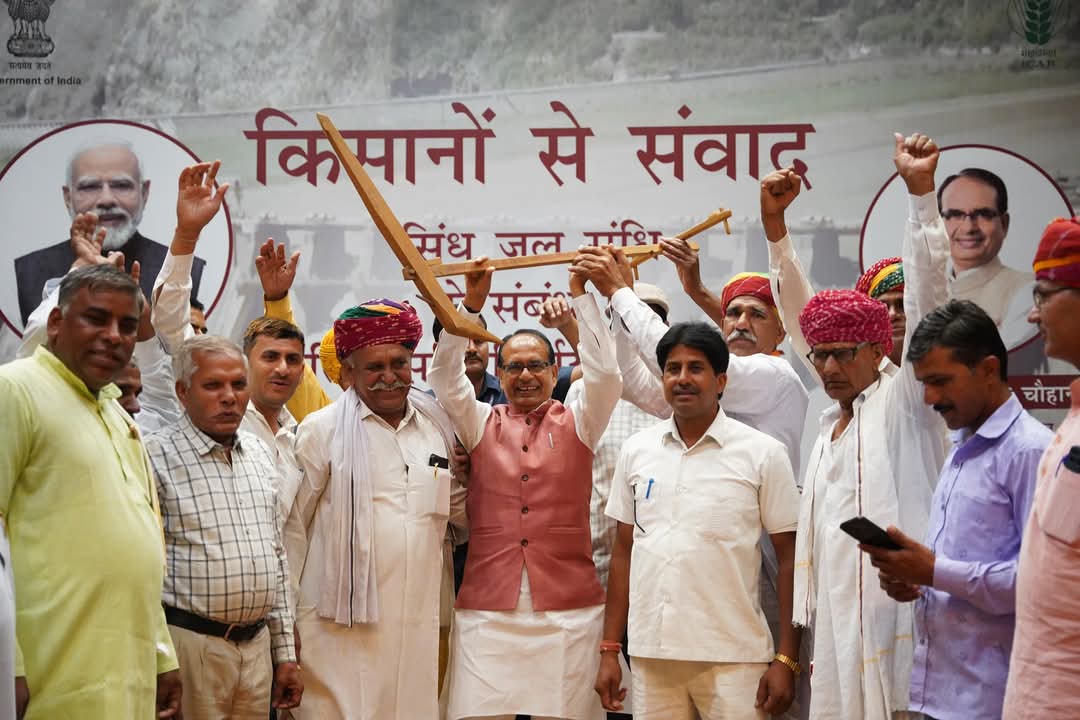 किसानों के हक का पानी अब देश में बहेगा: शिवराज सिंह चौहान