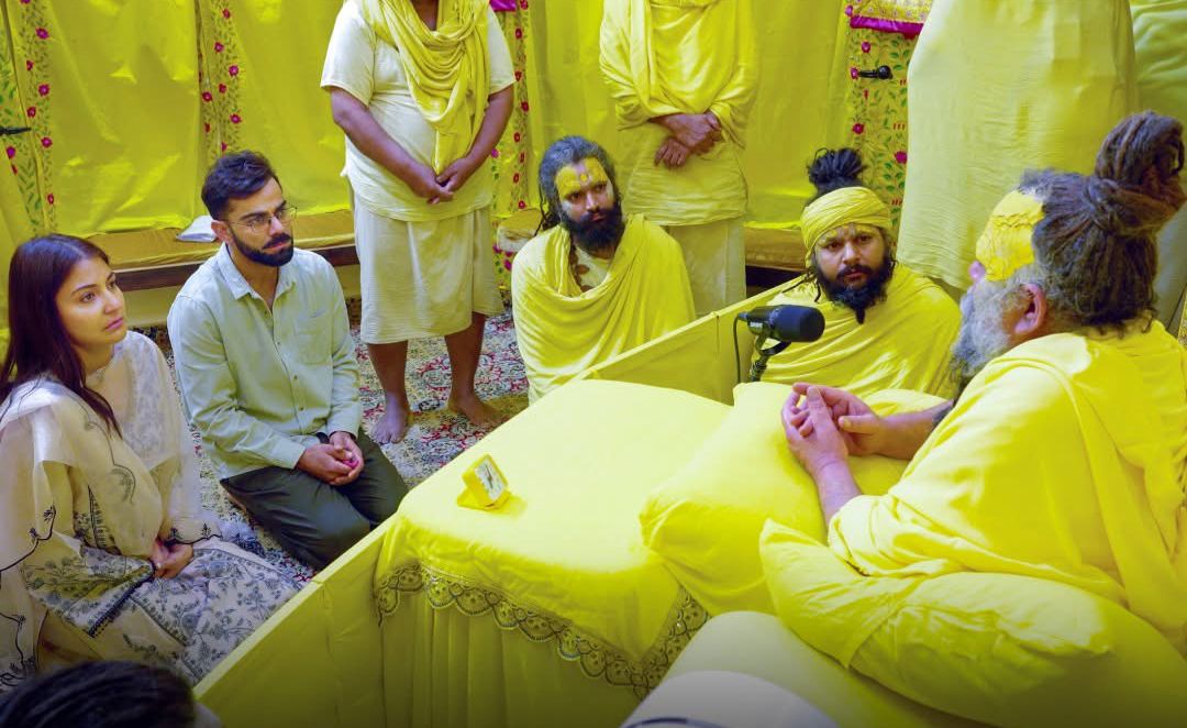 तीसरी बार वृंदावन पहुंचे विराट-अनुष्का, प्रेमानंद महाराज से मिली खास सीख