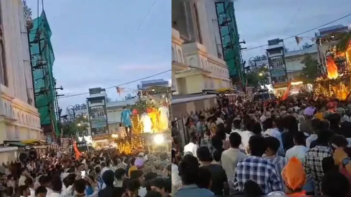 उज्जैन में भगवान जगन्नाथ की रथ यात्रा के दौरान तनाव, धार्मिक स्थल पर चप्पल फेंके जाने से बवाल