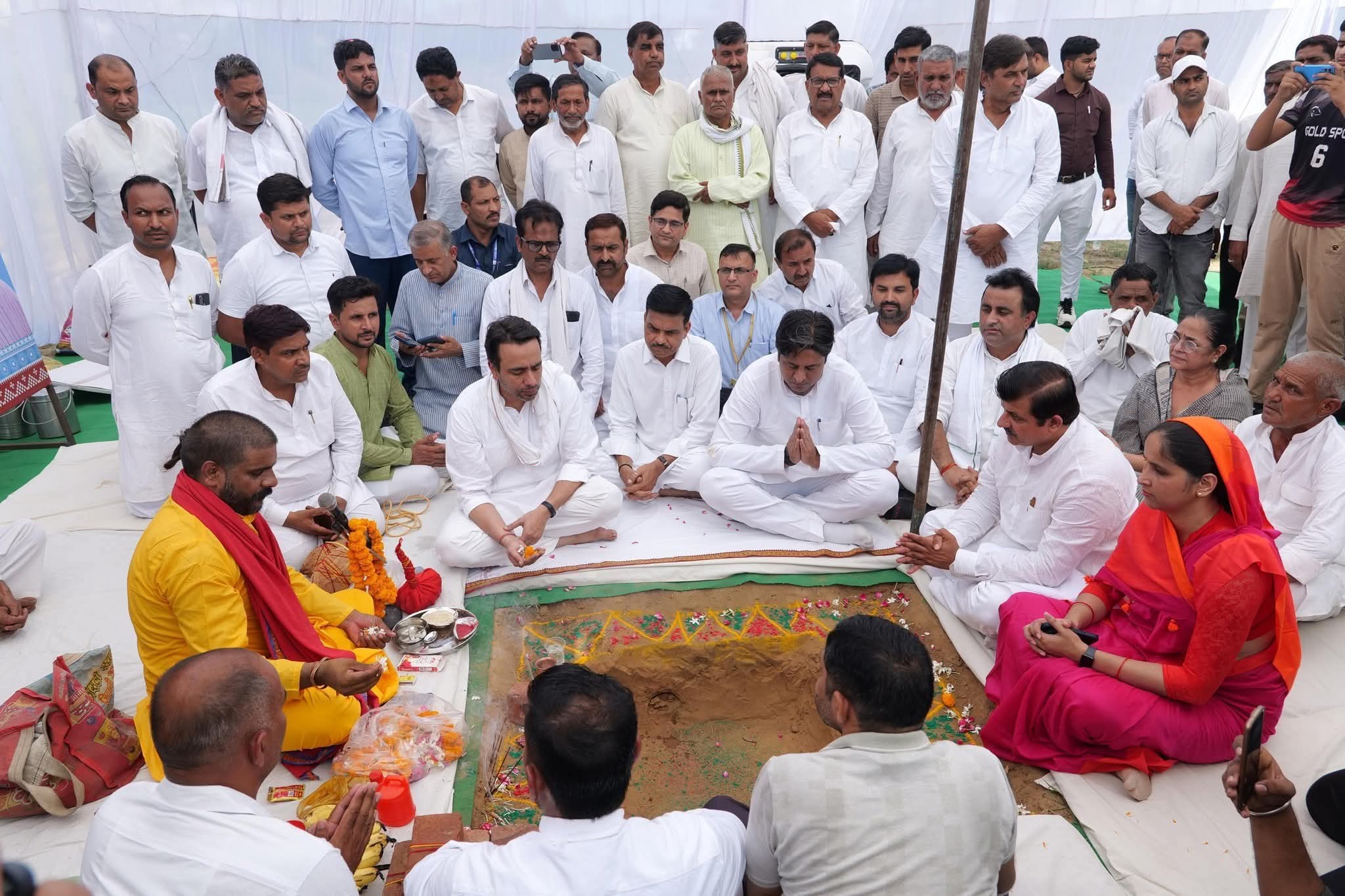 केंद्रीय मंत्री जयंत चौधरी ने बिजनौर में रखी केंद्रीय विद्यालय की आधारशिला