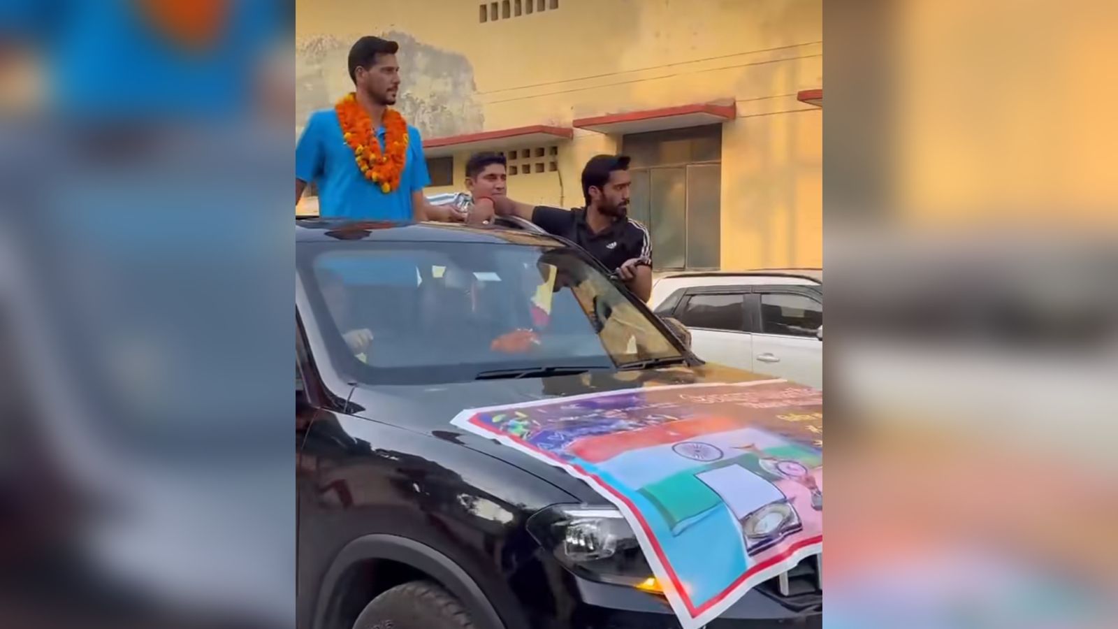 अंतरराष्ट्रीय वॉलीबॉल चैंपियन विनीत चौधरी का स्वागत