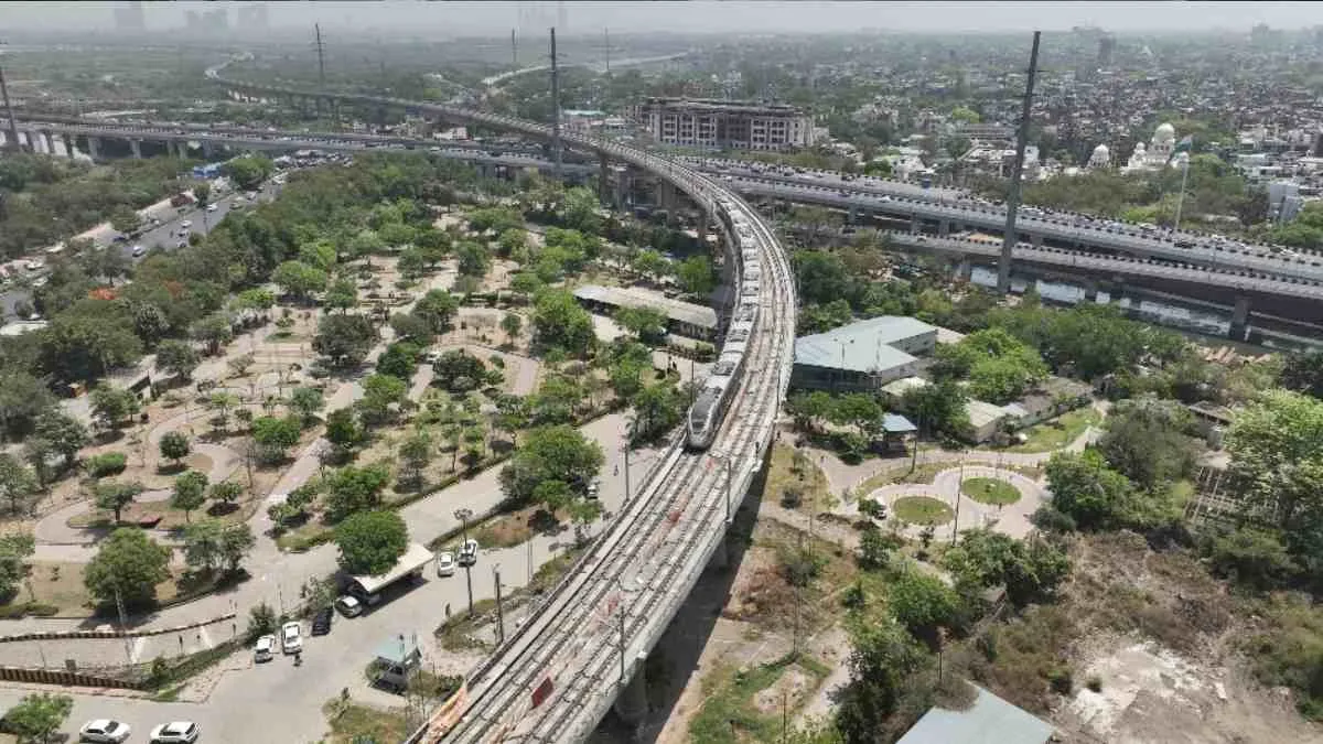 दिल्ली से मेरठ तक नमो भारत ट्रेन का हाईस्पीड ट्रायल सफल