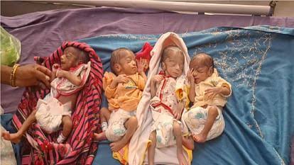 चमत्कारी संयोग: सिरसा में रज्जो बाई ने दो बेटे व दो बेटियों को दिया जन्म