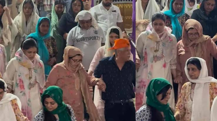 मन्नारा चोपड़ा ने गुरुद्वारे में पिता के लिए रखी प्रार्थना सभा, परिवार संग दी श्रद्धांजलि
