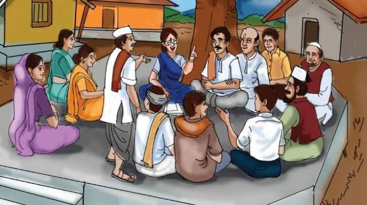 ग्राम विकास के नाम पर !