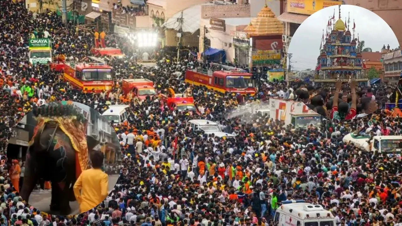 बेकाबू हाथी, सांप का दंश और बेतहाशा भीड़… जगन्नाथ रथ यात्रा में 3 जगह भगदड़