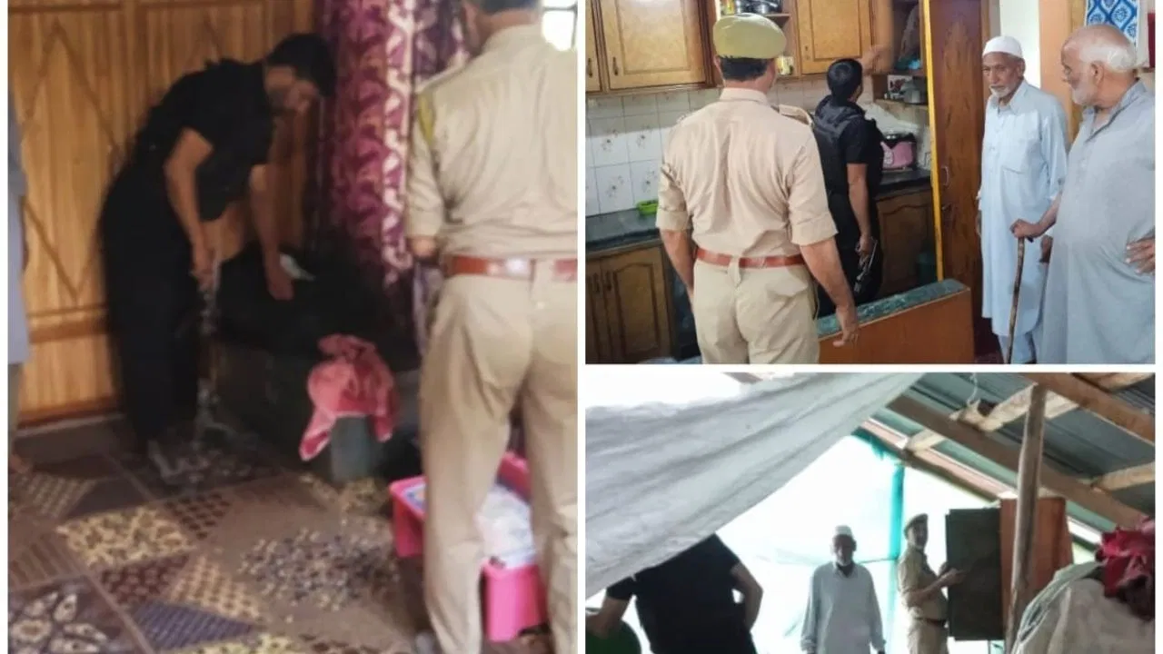 जम्मू-कश्मीर: आतंक केस में जेल में बंद सहयोगी के घर पुलिस छापेमारी