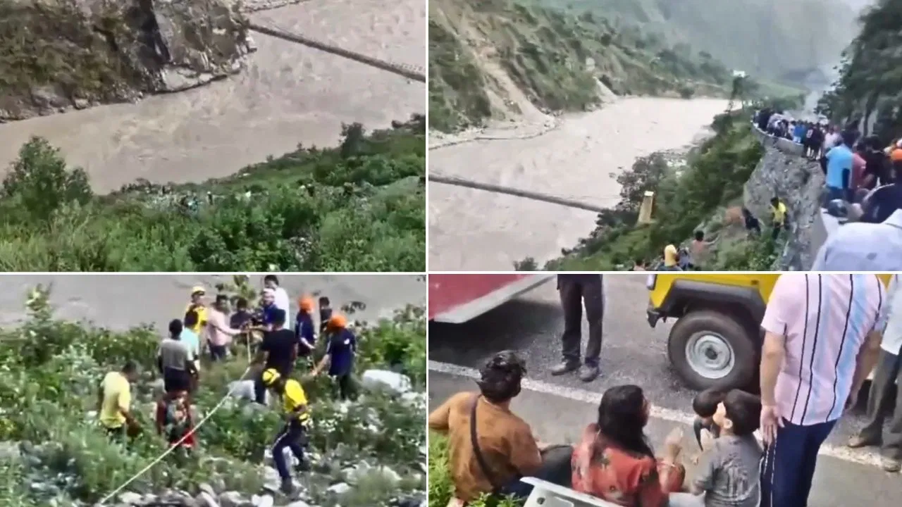 अलकनंदा में गिरी यात्रियों से भरी बस, एक की मौत, कई लापता