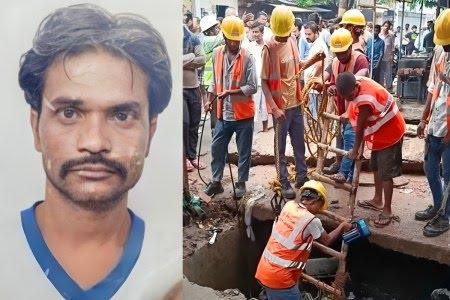 लखनऊ: बारिश में फिर खुली व्यवस्थाओं की पोल, नाले में गिरकर युवक की मौत