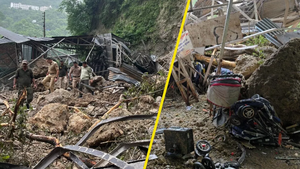 पांच सेकंड में ढह गया पहाड़, तीन जगह भूस्खलन से रुकी वैष्णो देवी यात्रा