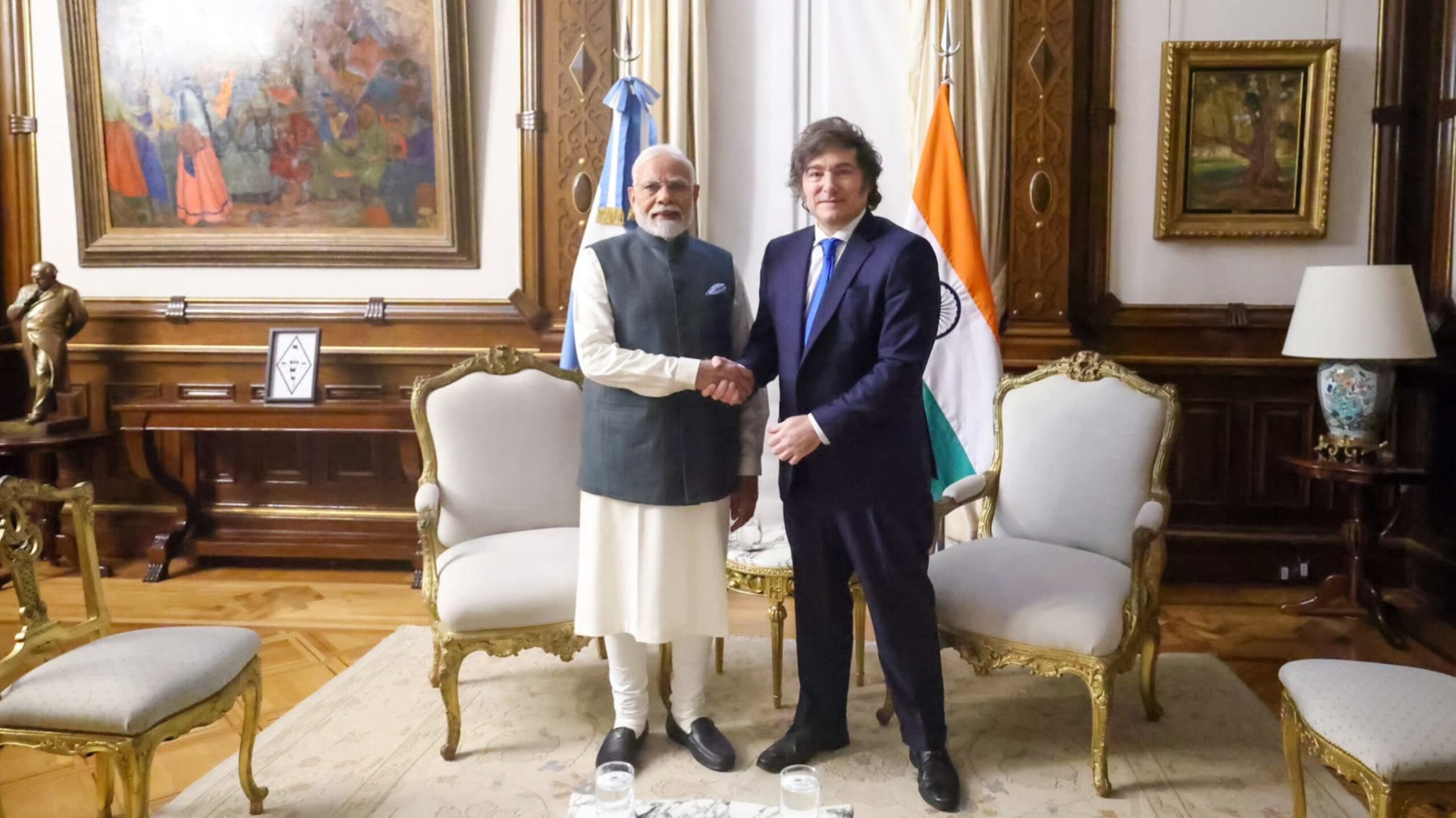 भारत-अर्जेंटीना संबंधों को नई दिशा, पीएम मोदी और माइली की प्रतिनिधिमंडल स्तरीय बातचीत