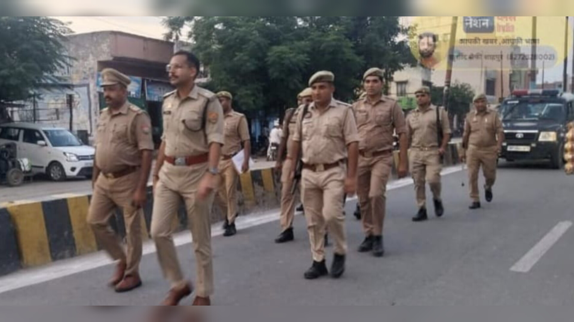 शाहपुर: एसपी देहात ने की चेक पोस्ट तक गश्त, कांवड़ियों से जाना हाल