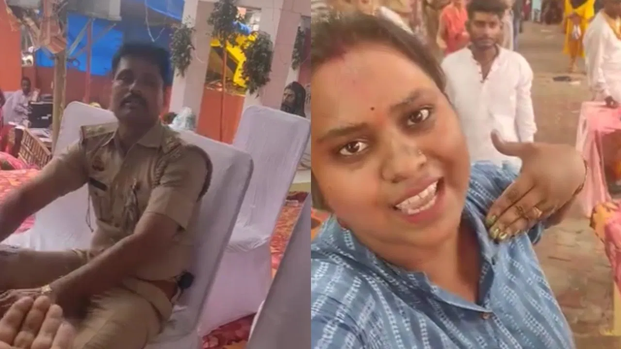 बाराबंकी: मंदिर में महिला से अभद्रता का आरोप, वायरल वीडियो ने खड़े किए पुलिस पर सवाल