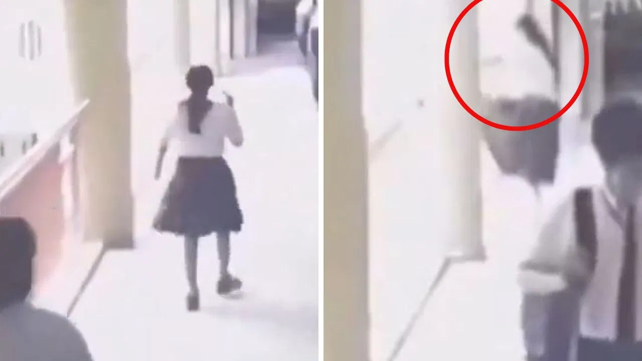 अहमदाबाद में छात्रा ने स्कूल की इमारत से कूदकर दी जान, सीसीटीवी में कैद हुई घटना