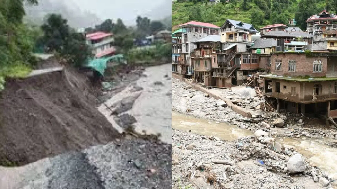 हिमाचल में मानसून की मार: 245 सड़कें ठप, 85 लोगों की मौत, 740 करोड़ का नुकसान
