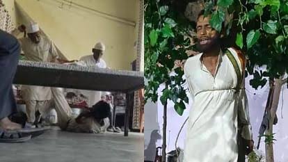 पीलीभीत: ससुरालवालों की तालिबानी सजा, युवक को पेड़ से बांधकर पीटा
