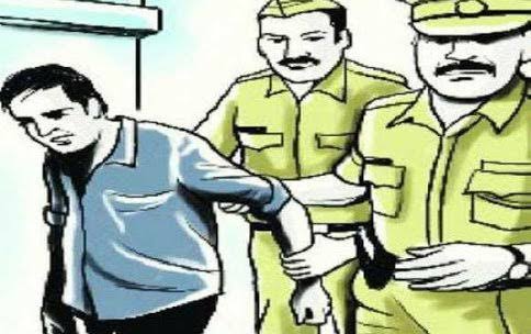 गैर-जमानती वारंट पर वांछित अभियुक्त गिरफ्तार, भेजा गया जेल