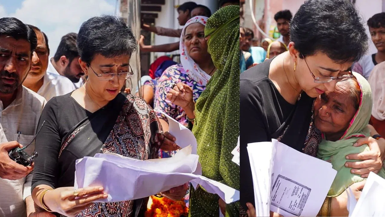 नंगली डेयरी में झुग्गी तोड़ने का डर, आतिशी का बीजेपी पर तीखा वार